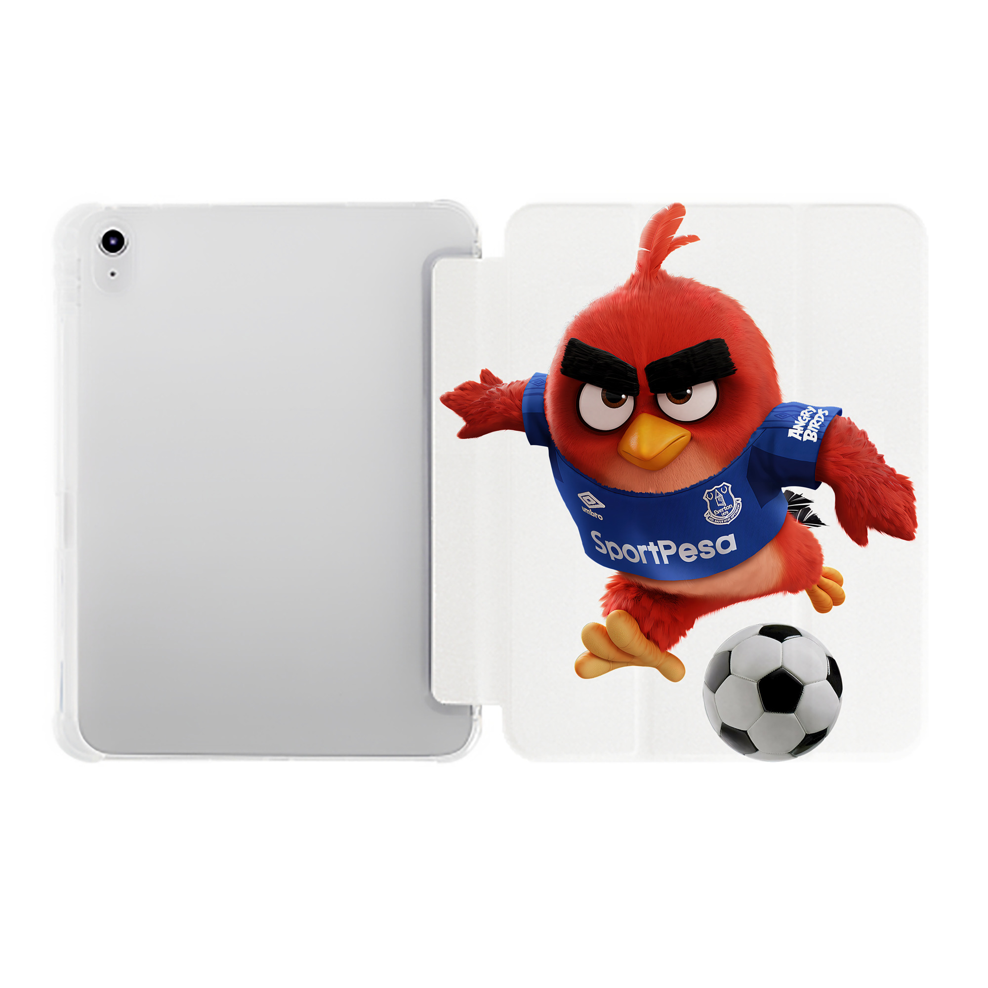 （画像用） Angry Birds アングリーバード IPad ケース ペン収納付き 三つ折りスタンド PUレザー×シリコン 対応機種9.5/10.5/10.9インチ